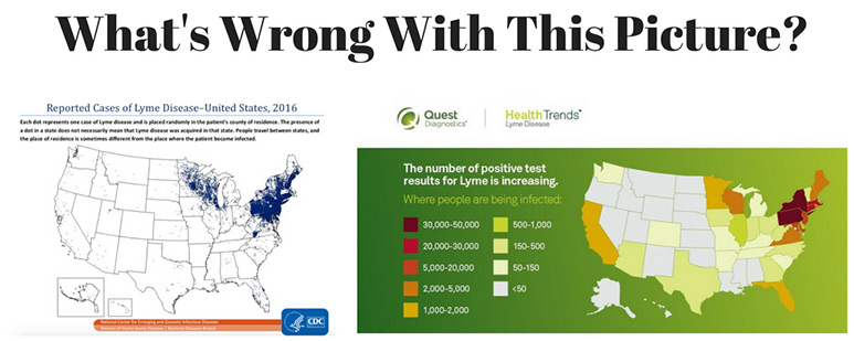 CDC vs Quest Lyme disease cases