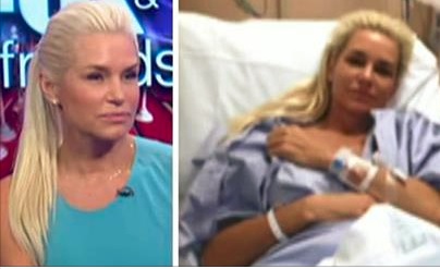 Yolanda Foster photo on TV and in hospital