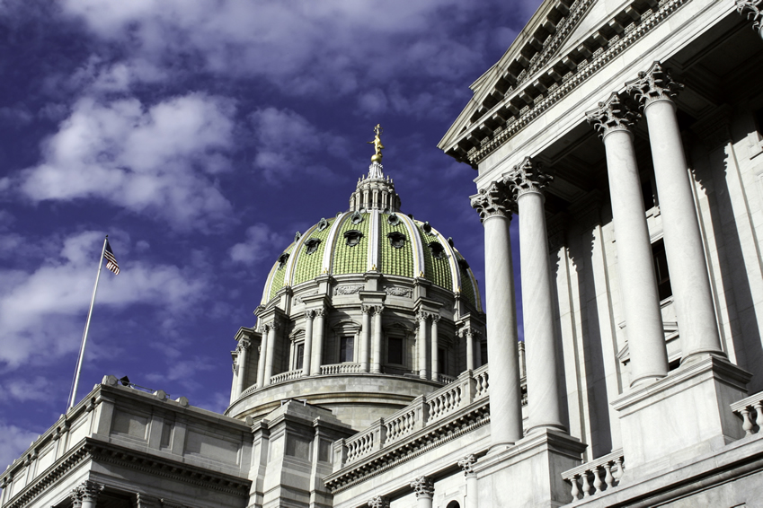 PA capitol, Lyme insurance bill